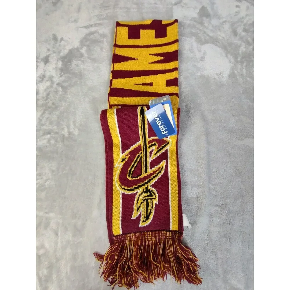 Forever Collectibles Scarf Cleveland Cavaliers Lebron James #23 NBA Licensed New